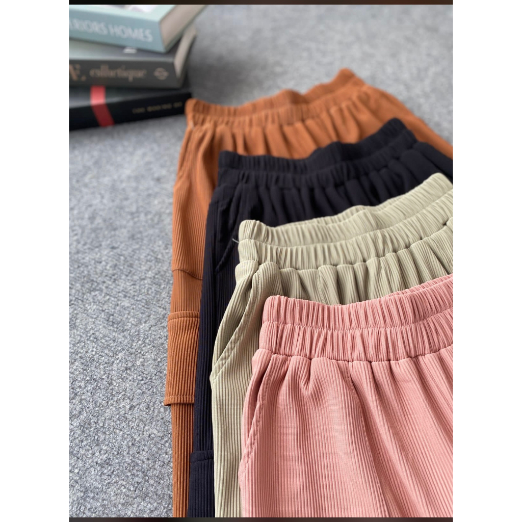 celana kulot cargo wanita kaos knit hanover merk clarke