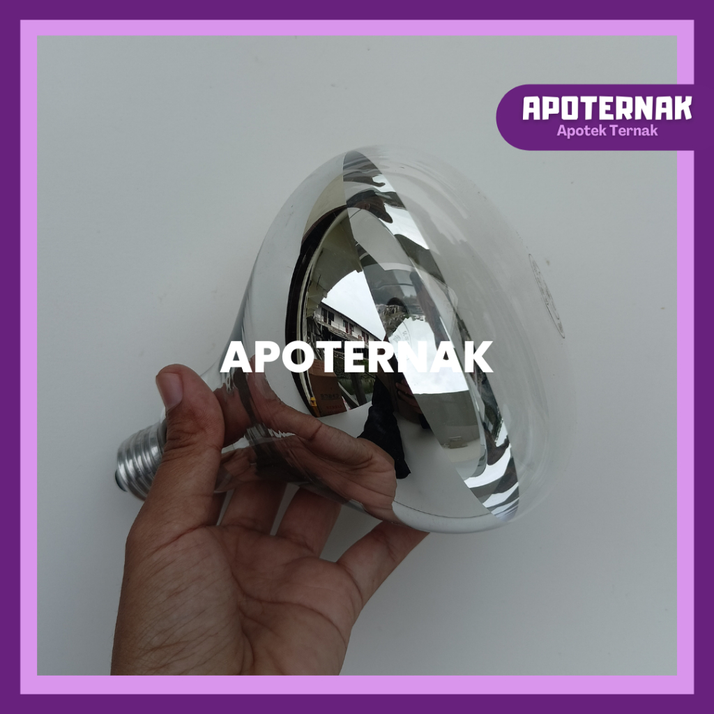 LAMPU PENGHANGAT 100W 150W 200W | Lampu Inframerah Pemanas Penghangat Anakan Ternak Anak Ayam Sapi Kambing Domba | Apoternak