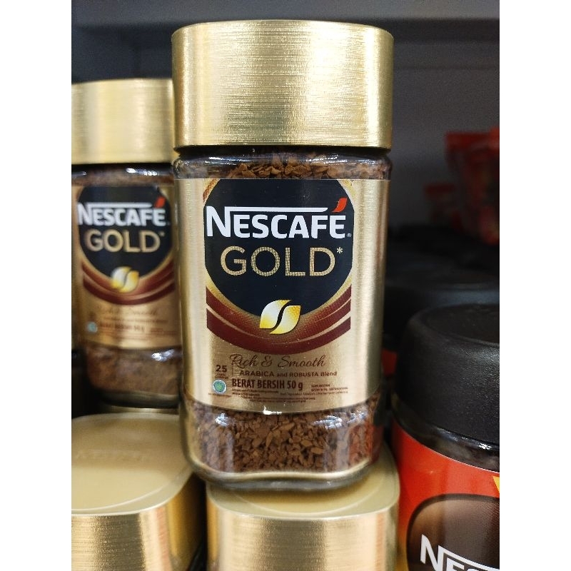 

Nescafe Gold 50gr Arabica dan Robusta Blend