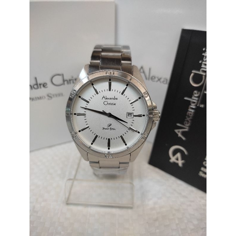 Jam PRIA ORIGINAL Alexandre Christie Ac 1011 MD All Stainless Steel