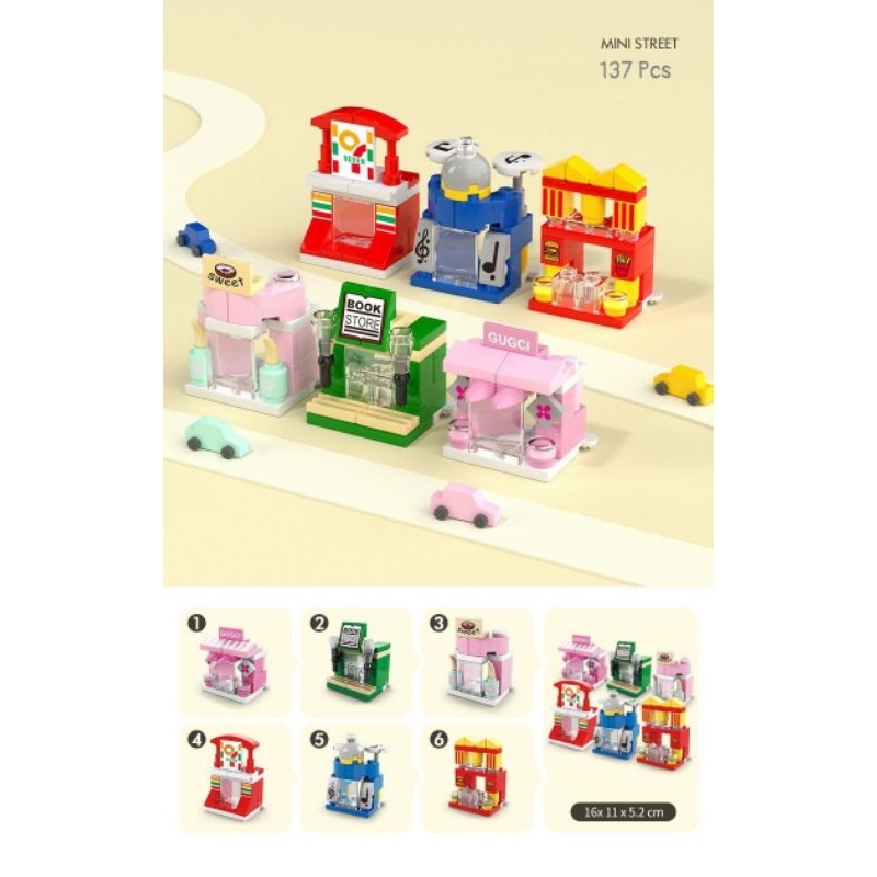 kode ke - READY MINI BRick / lego 6 in 1