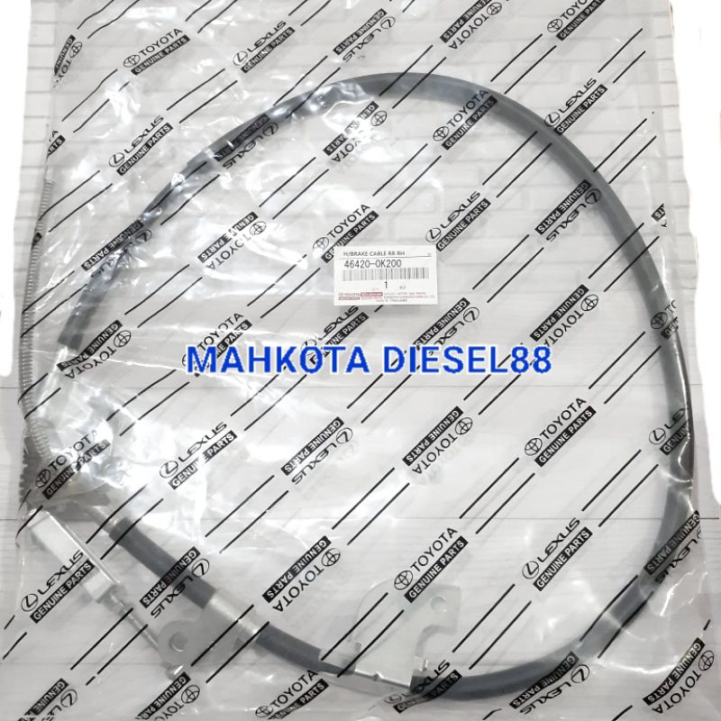 KABEL REM TANGAN BELAKANG KANAN HILUX REVO 46420 0K200/0K210
