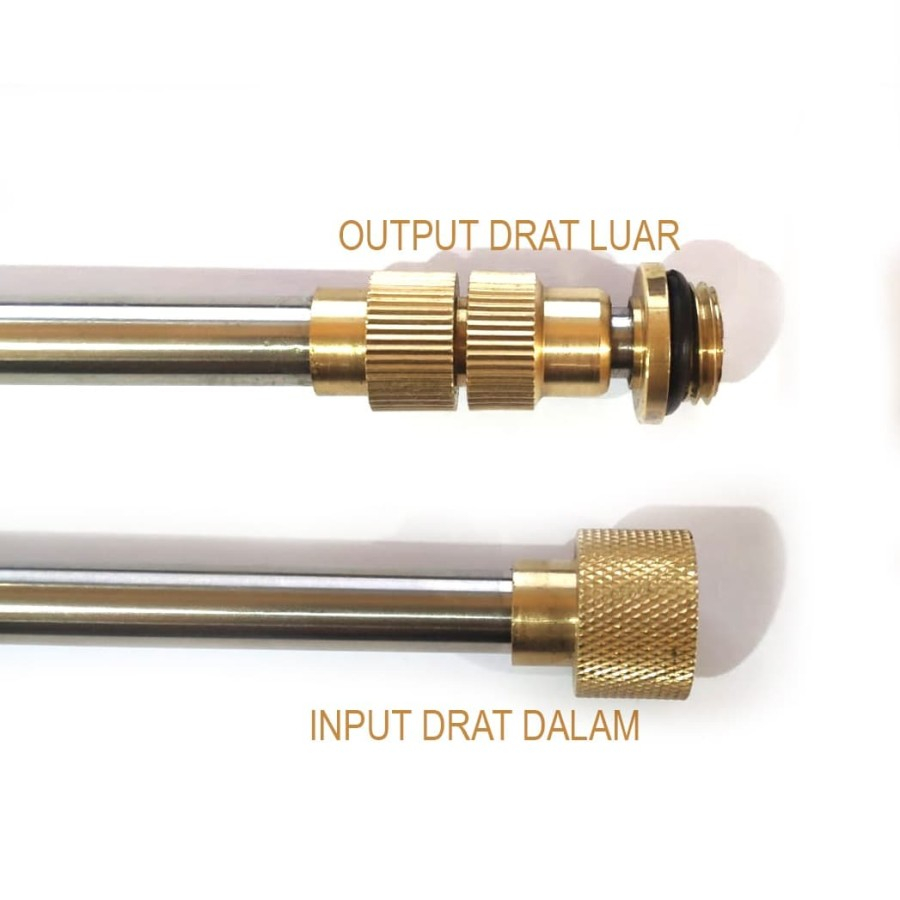Stik Sprayer Elektrik Kuningan Drat Besar 18 mm Bisa panjang 1 meter