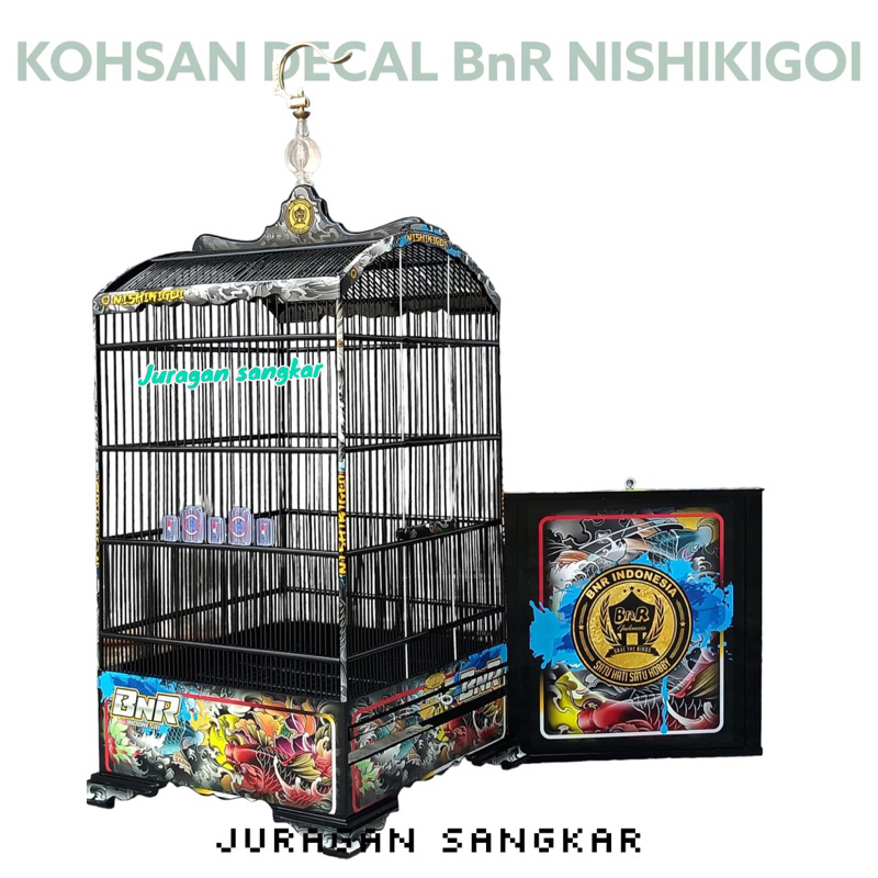 SANGKAR KANDANG KOHSAN KOSAN BnR DECAL KOI NISHIKIGOI