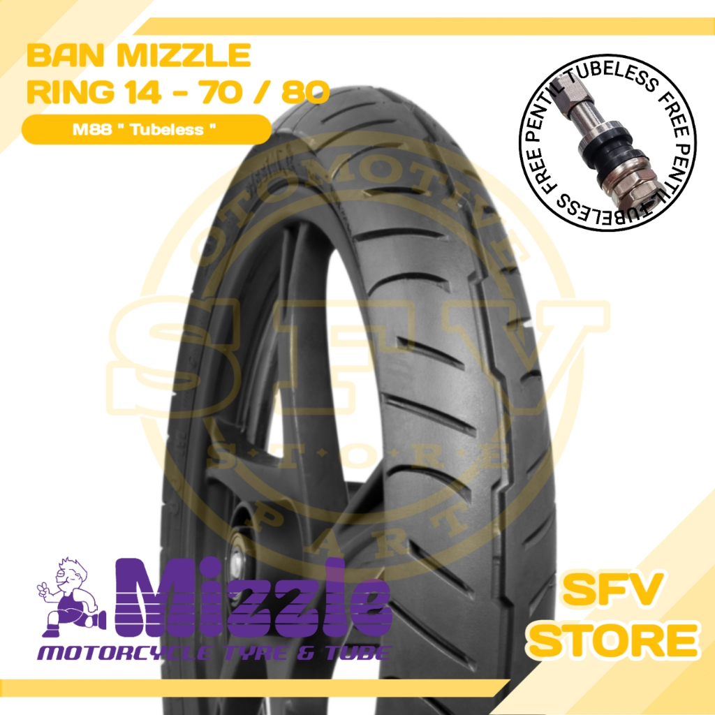 Ban MIZZLE Ring 14 70/80 M88 Tubeless Matic