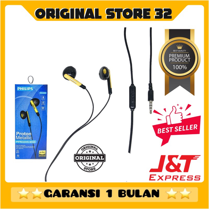 HF/HEADSET / EARPHONE PHILIPS PH-268 PREMIUM SUPER BASSS