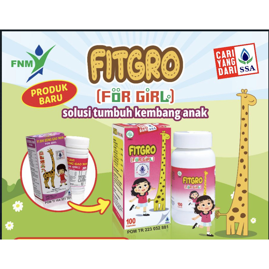 FITGRO GROW UP TIEN CI YI ZHI ZHENG GAO WAN TIEN CHI 100 FOR GIRL