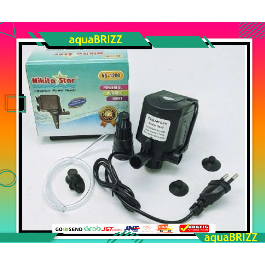 Mesin Pompa Power Head Aquarium ns1800 Nikita Star NS 1800