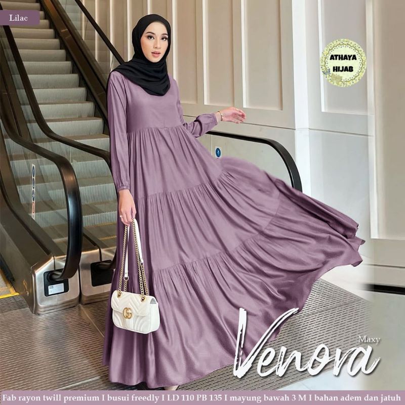 Venora Dress Terbaru Athaya Hijab