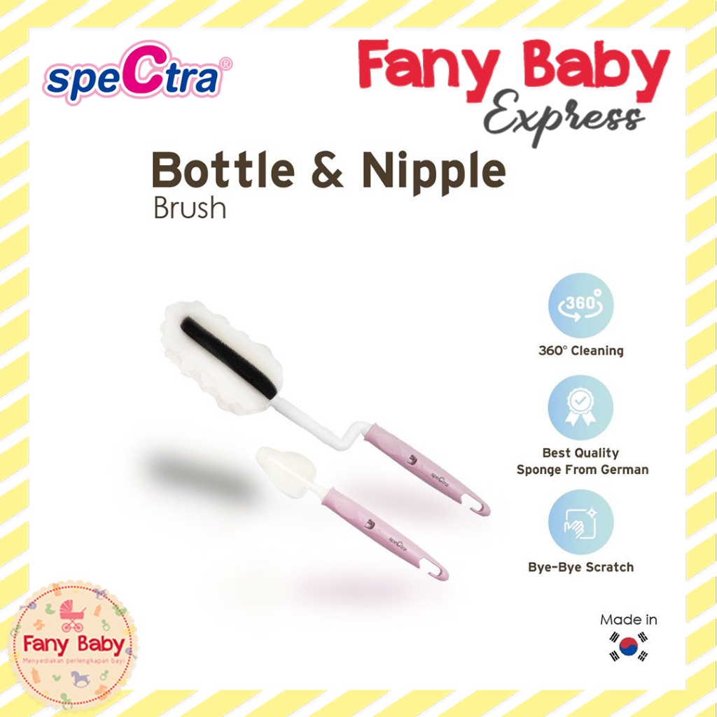 SPECTRA BOTTLE NIPPLE BRUSH SET / BB008