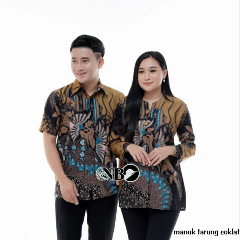 BATIK COUPLE ATASAN BATIK WANITA KANTOR LENGAN PANJANG SOGAN BAMBU ASMARA SEKAR SAKURA ENCIM CIBULAN