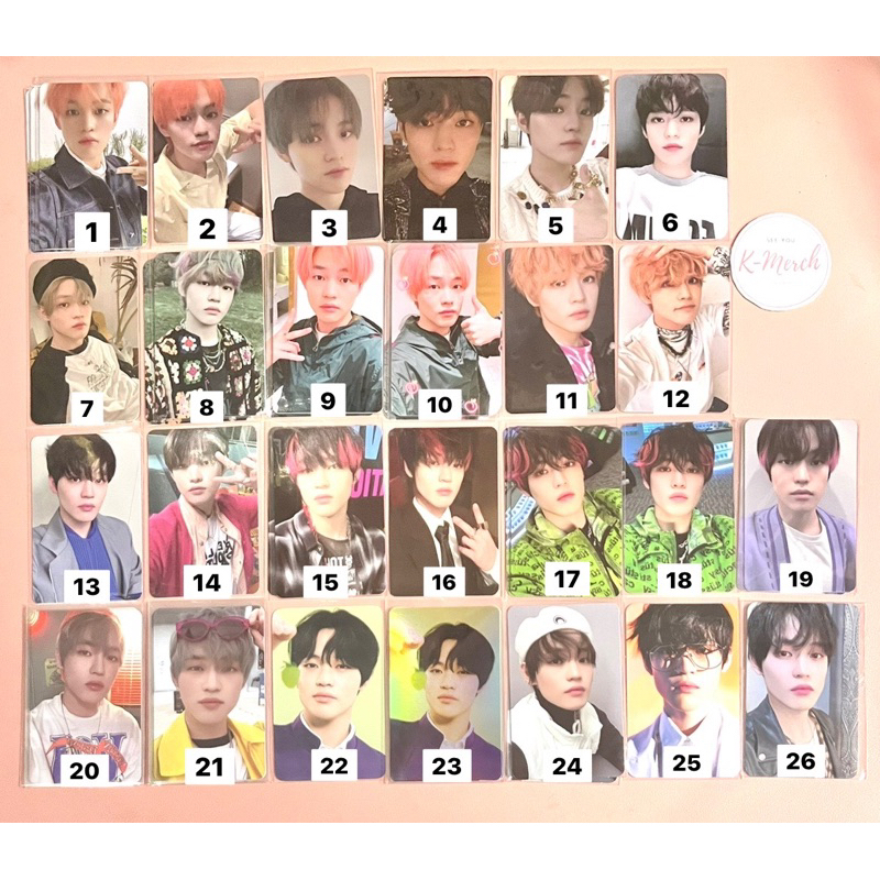 CHENLE PHOTOCARD ALBUM We Boom Kihno Departure Hot Sauce Crazy Chilling Cafe AR Clip Jewel Kihno Hel