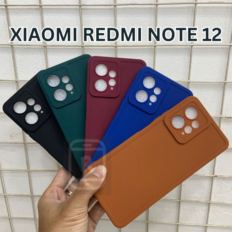 SOFTCASE XIAOMI REDMI NOTE 12 SILIKON CASE REDMI NOTE 12 CASING PRO CAMERA