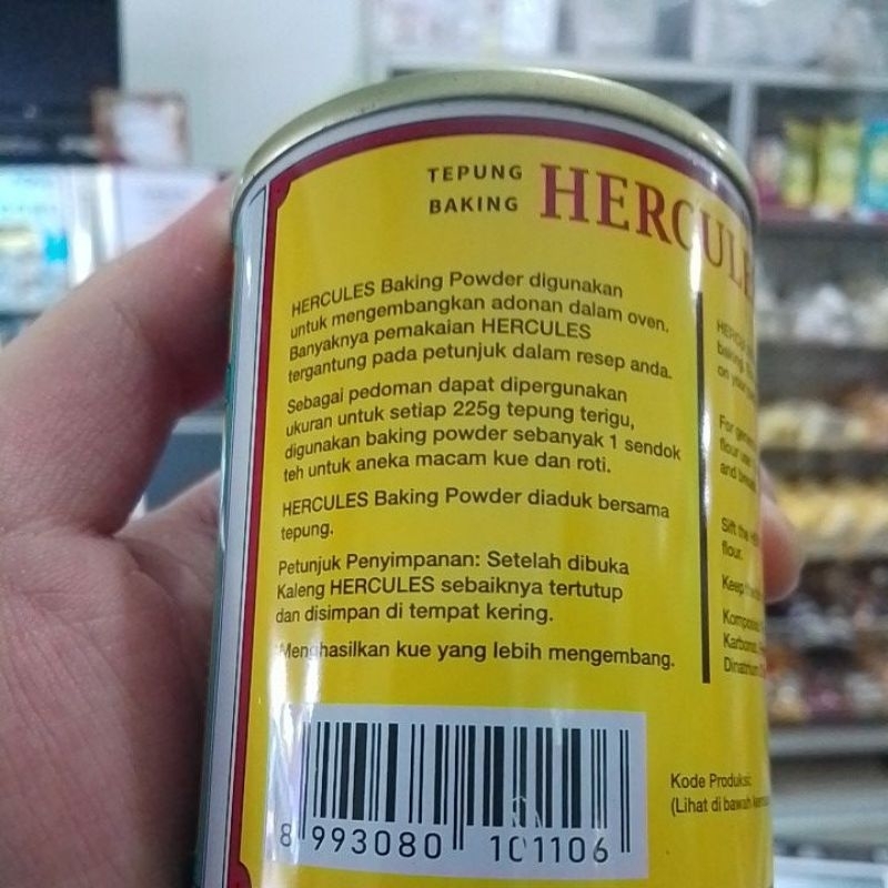 Hercules Double Acting Baking Powder 110gr  / baking powder / soda kue
