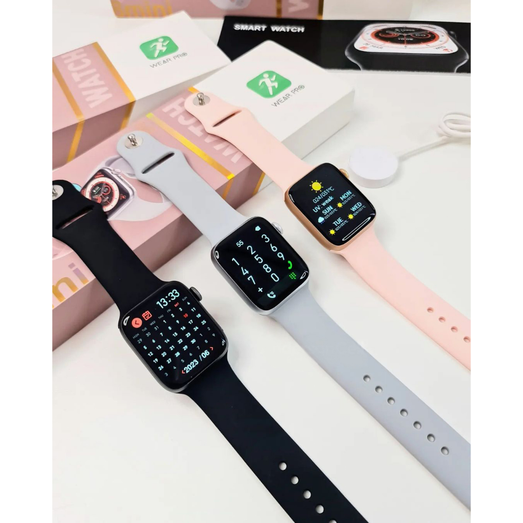 DT NO.1 DT9/DT8mini/DT8 Ultra TWS GPS 38MM 41MM 45MM 49MM Smart Watch with NFC 2.0inches Square Screen Bluetooth Call IP68 Waterproof Long Standby Watches Heart Rate Monitor Fitness Tracker Women Smatwatch