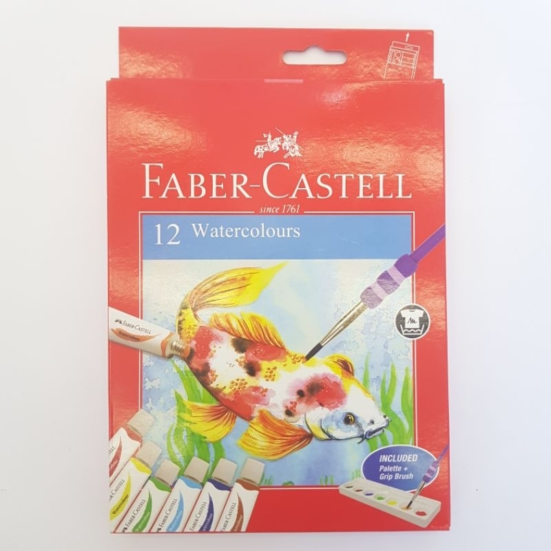 

fabercastell watercolour tube set 12