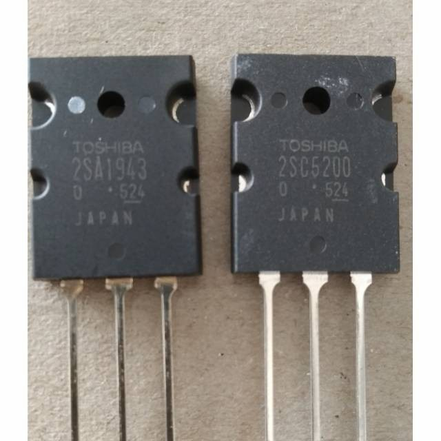 TRANSISTOR TOSHIBA A 1943 - C 5200 CHINA LOT 714-714