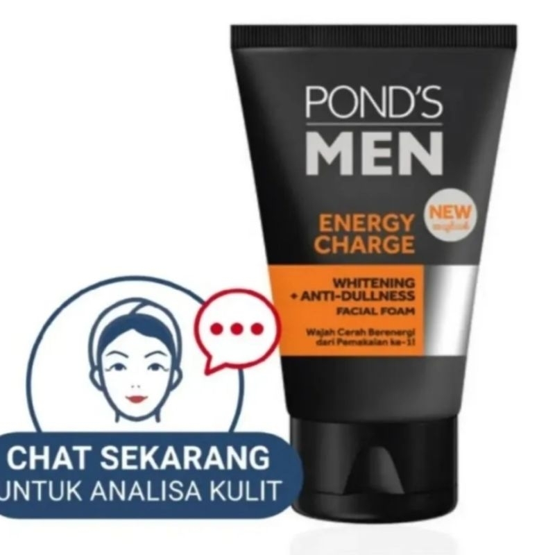 Ponds Men Ultra Bright Oil Fighter Facial Foam 100 ML Dan 50 ML