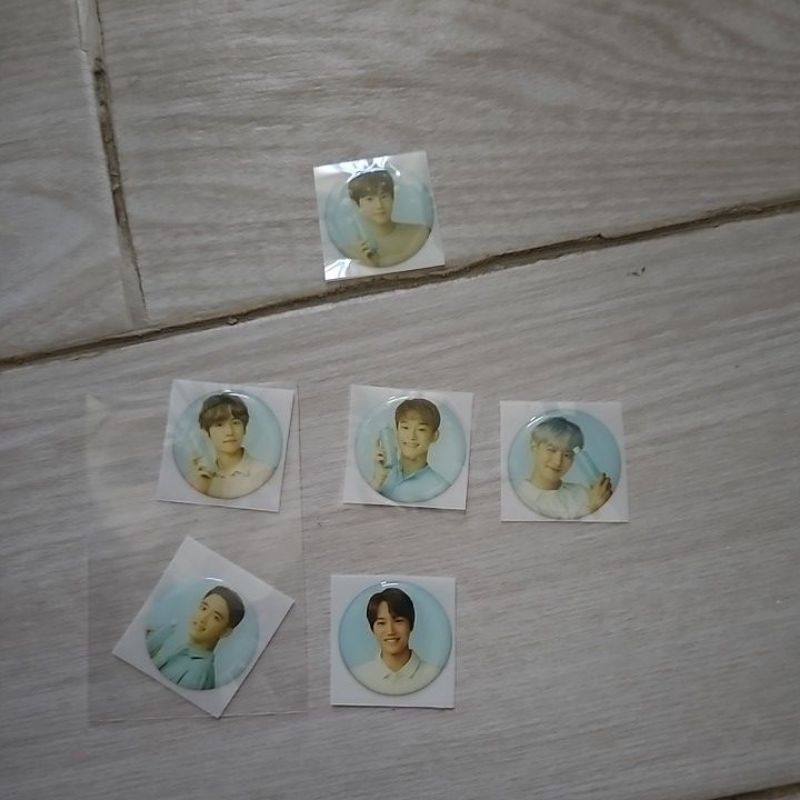 EXO nature republic natrep mist sticker stiker official round suho baekhyun chen chanyeol kyungsoo k
