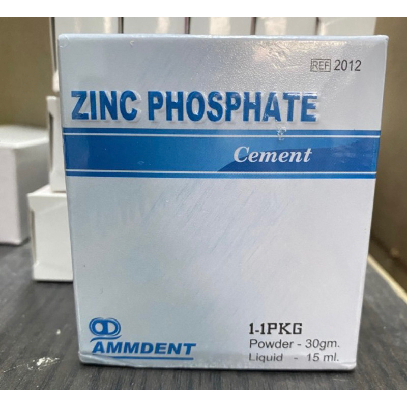 zinc fosfat phosphate Cement base/ elite cement lem crown gigi palsu