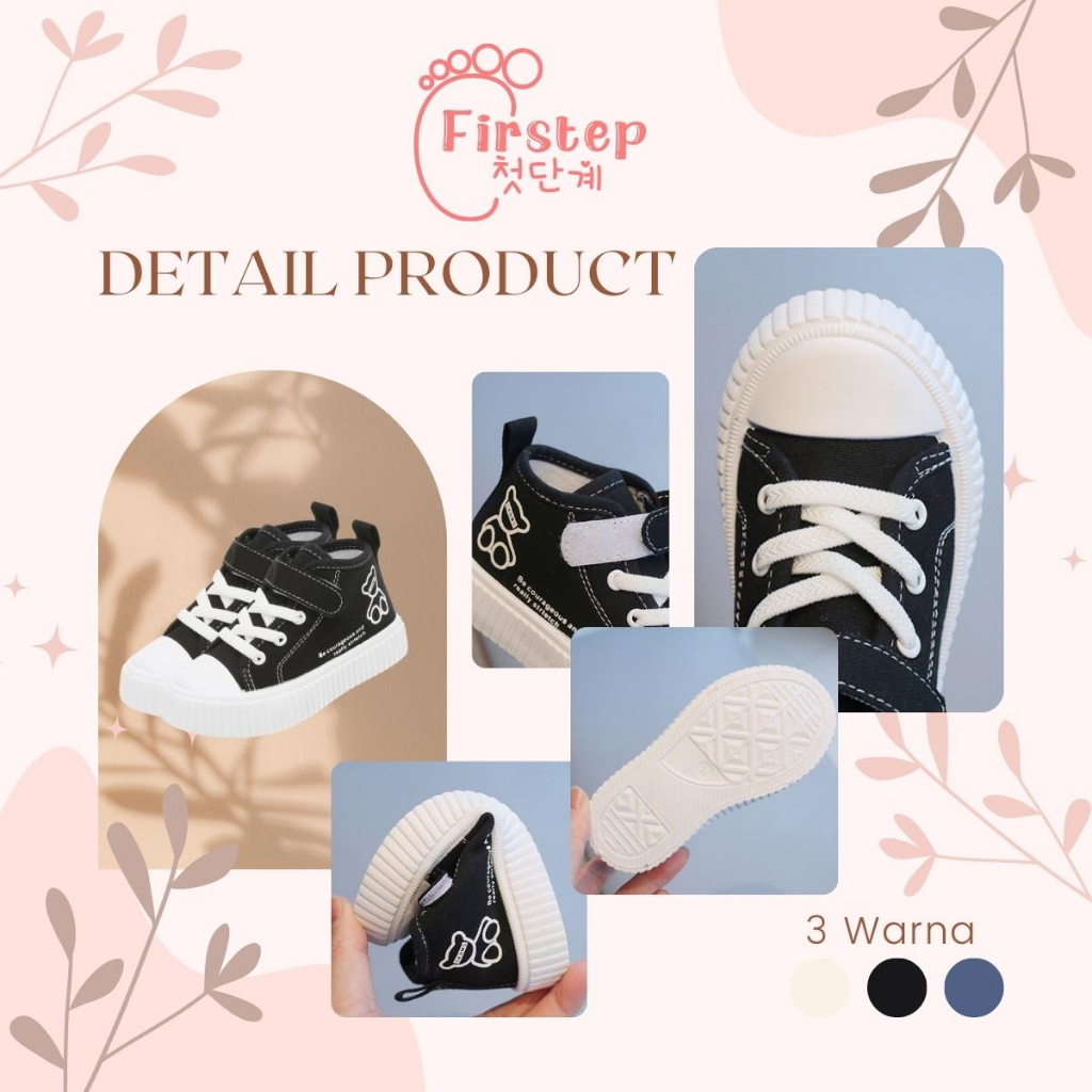 Sepatu Anak Perempuan Dan Laki Laki Import Sneaker Anak Usia 1-5 Tahun  FS176