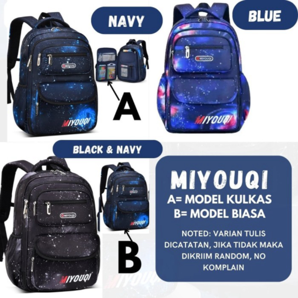 Jual Tas Sekolah Tas Ransel Anak Sekolah Laki-Laki SD TK Tas Termurah - Miyouqi B Limited