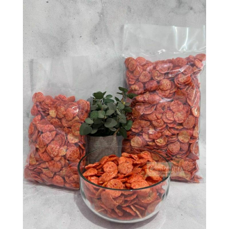 

SNACK CAMILAN KERIPIK OPAK BALADO SINGKONG (BERAT +/- 150 GRAM)