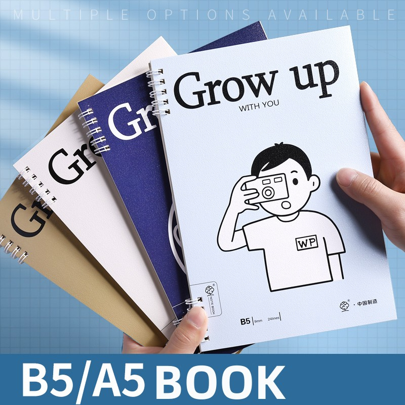 

A5/B5 notebook/Buku Tulis Ring A5 /Notebook A5/Buku Tulis Sekolah isi 60 lembar