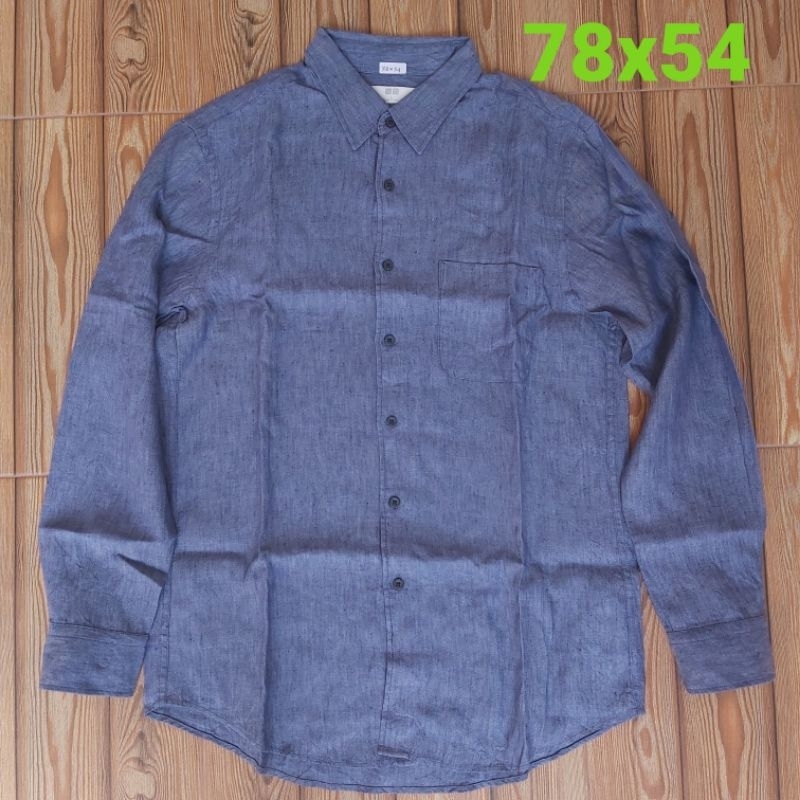 Kemeja UNIQLO second baju UNIQLO kemeja pria