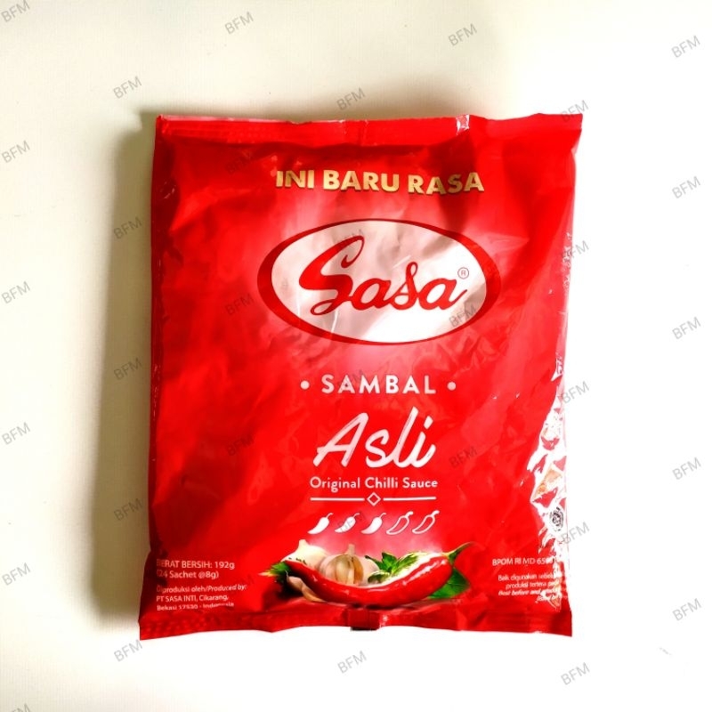 

Sasa Sambal Asli 24 Sachet 192 Gr