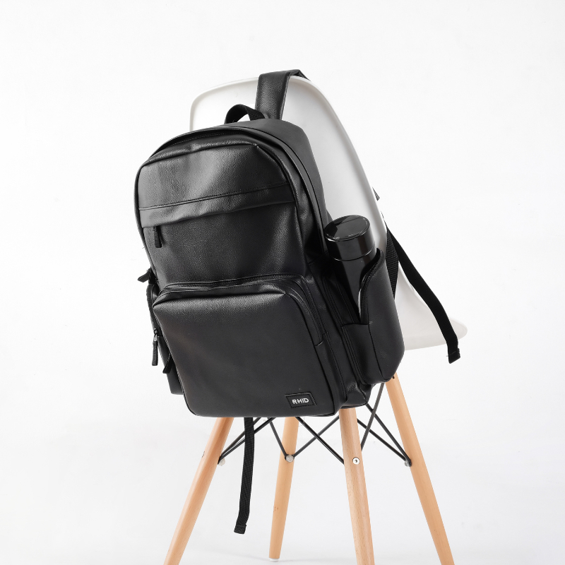 Ransel Pria Kulit Sintetis Backpack Laptop