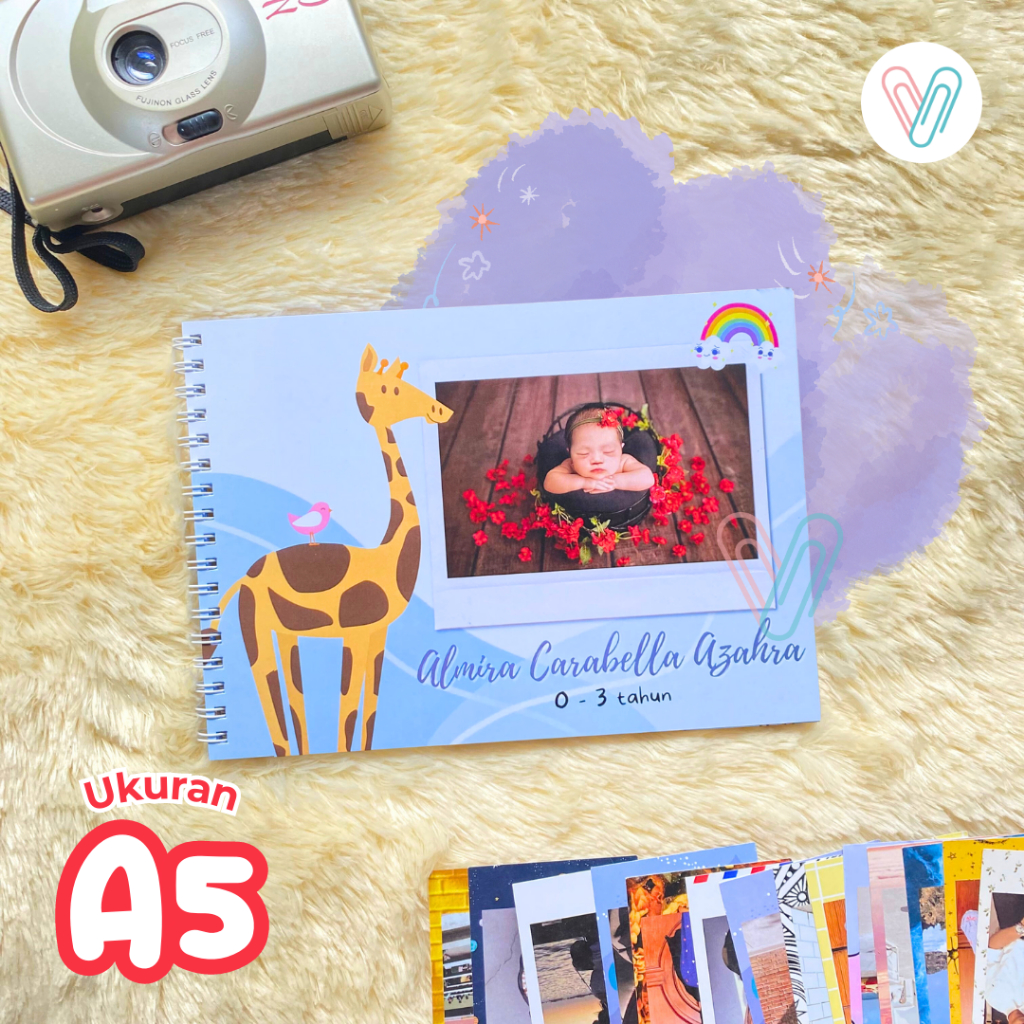 Photobook Custom Murah A5 Album Foto Kekinian Cetak Polaroid