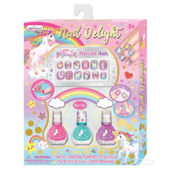 

Unik Kuku Palsu Wangi 3D Unicorn Scented Nail Delight 3 Kutek Wangi Anak Murah
