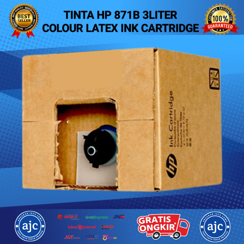 HP 871B 3-LITER COLOR LATEX INK CARTRIDGE