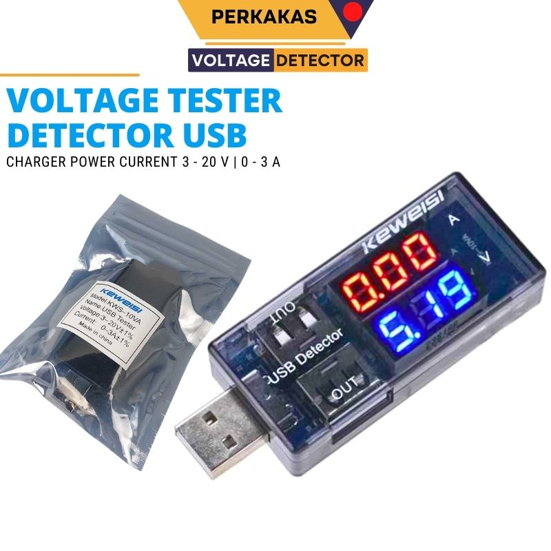 USB Voltage Tester Power Charger Detector