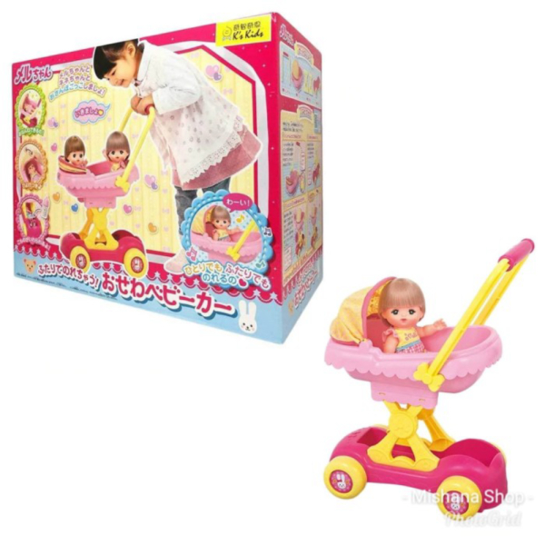 

Promo Mainan Stroller Babycar Dorongan Boneka Mell Chan Asesoris Kereta Doll Berkualitas