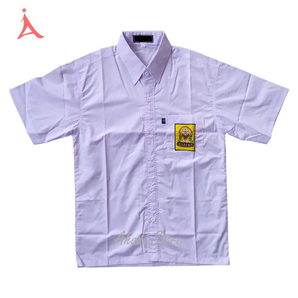 Baju Seragam Sekolah SMP Kemeja Putih Lengan PENDEK