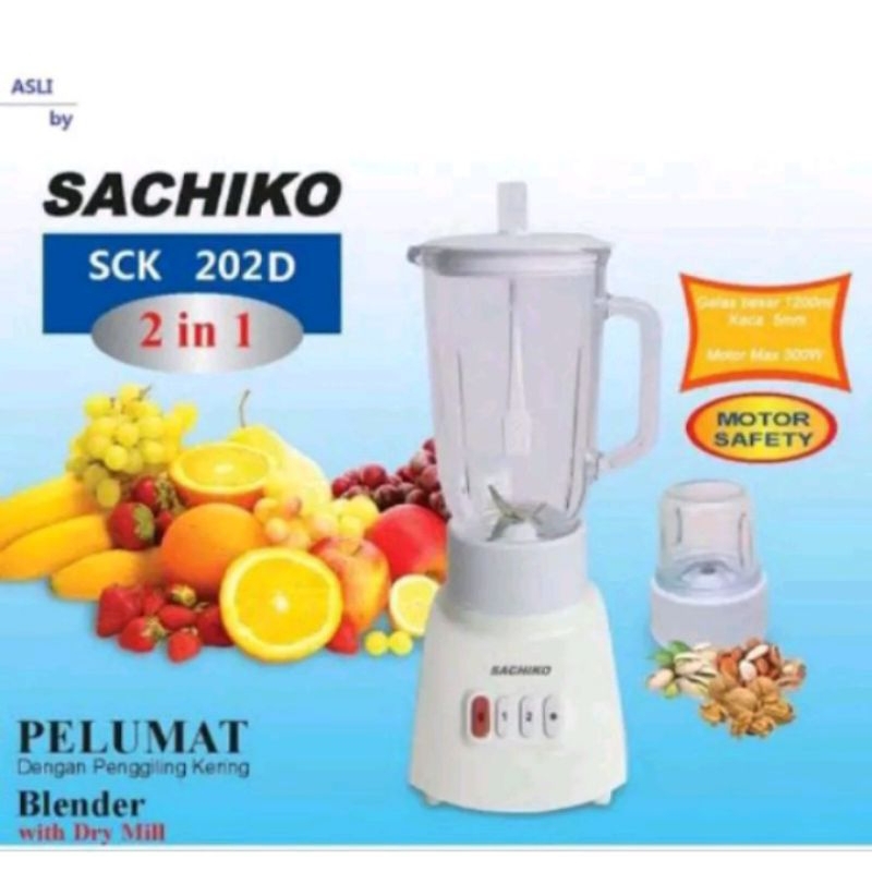Blender Sachiko 2in1 Gelas kaca