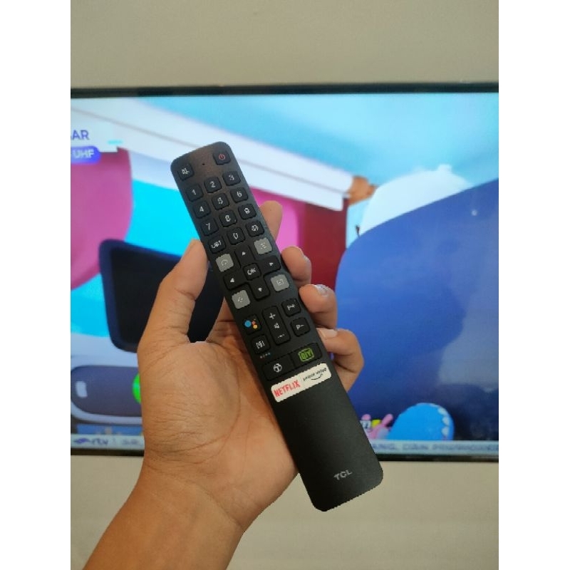 REMOT TCL SMART TV NETFLIX ORIGINAL GOOGLE ASISTEN