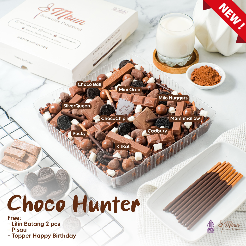 CHOCO HUNTER | Mbun Brownies Panggang | Dessert | Coklat