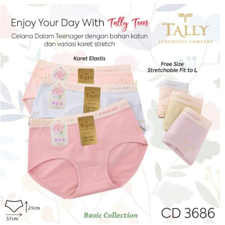 TALLY Celana Dalam Wanita CD 3686 Free Size
