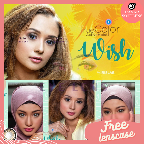 SOFTLENS TRUE COLOR WISH NORMAL BIG EYES FREE LENSCASE