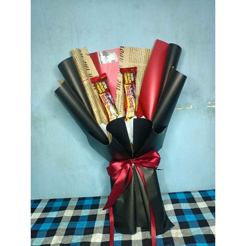 

Buket Snack Beng-Beng 22g 2pcs | Buket Wisuda, Ulang Tahun, dll