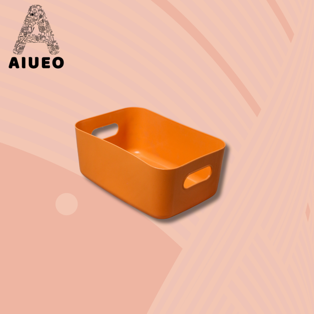 AIUEO | Desktop Storage Box / Kotak Penyimpanan Bin Pantry Serbaguna Kotak Penyimpanan Baju BH Celana Dalam Kaos Kaki Bra Kamar Tidur Kosmetik | Kotak serbaguna | kotak anti pecah biru