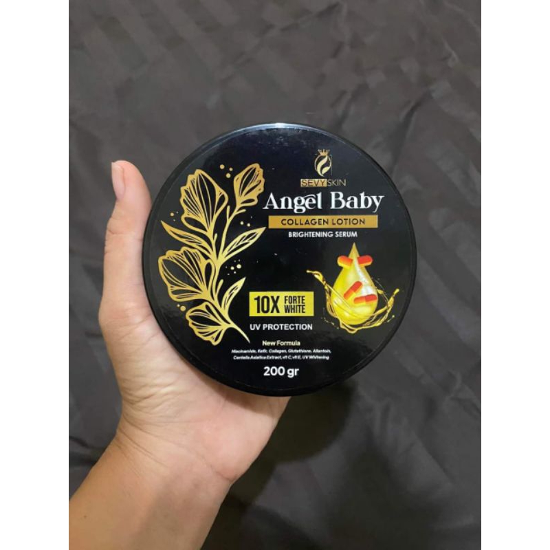 ANGEL BABY COLLAGEN ORIGINAL, PEMUTIH BADAN TANPA SUNTIK PUTIH SUDAH BPOM✔️