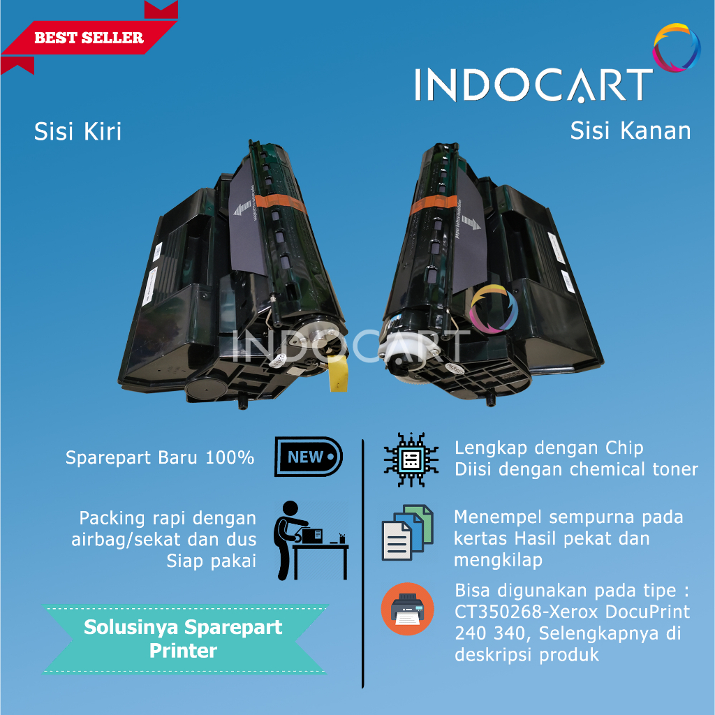 Toner Cartridge Compatible CT350268-Printer Xerox DocuPrint 240 340
