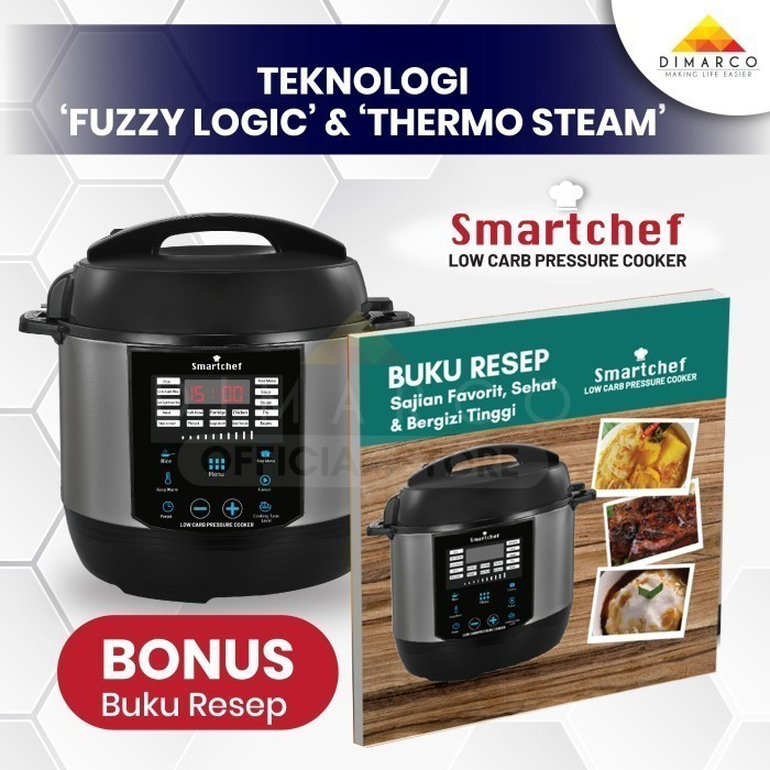 Ready Smart Chef low carbo Rice cooker presto listrik multicooker low sugar