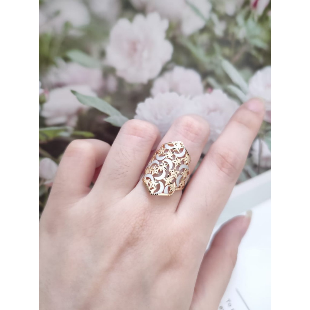 Cincin kendari fushion emas asli kadar tua 700 16k