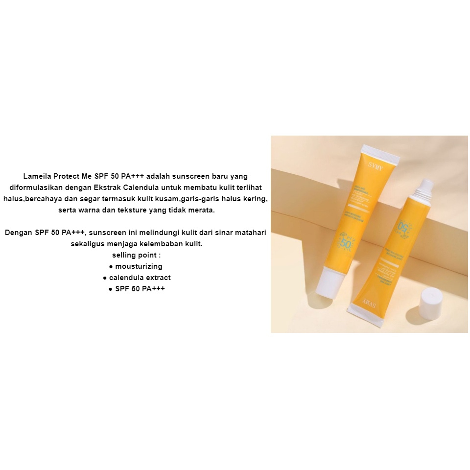 Lameila SVMY 3088 UV Cream Sunscreen SPF50+++ Hydrating Sun Protective Cream Sunblock