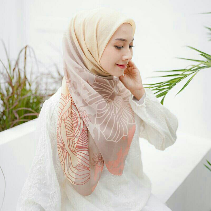 Hijab Potton 120 cm PREMIUM lasercut/Jilbab lasercut Naira Series